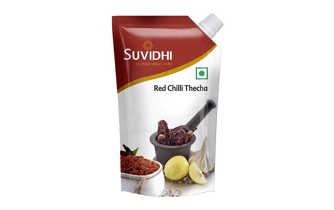 Suvidhi Red Chilli Thecha    Pouch  100 grams